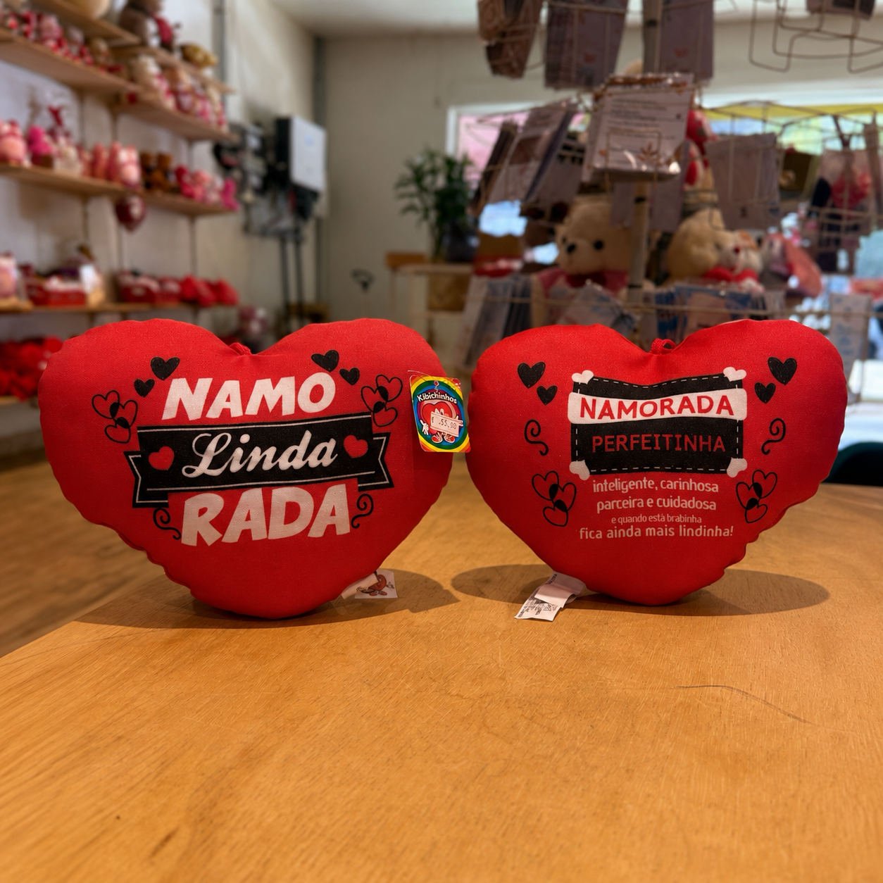 Almofada Coração M Namorada Linda