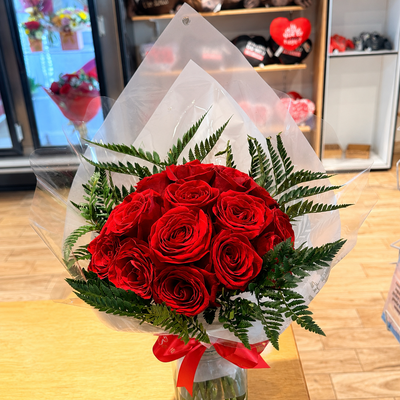 Buquê com 18 Rosas (Só Rosas)
