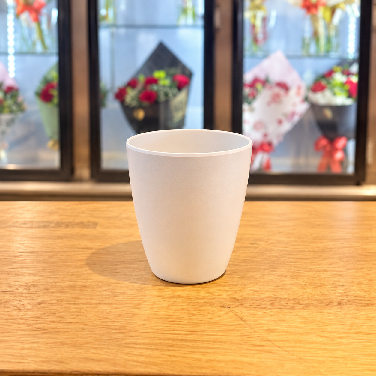 VASO DE ACRILICO BRANCO