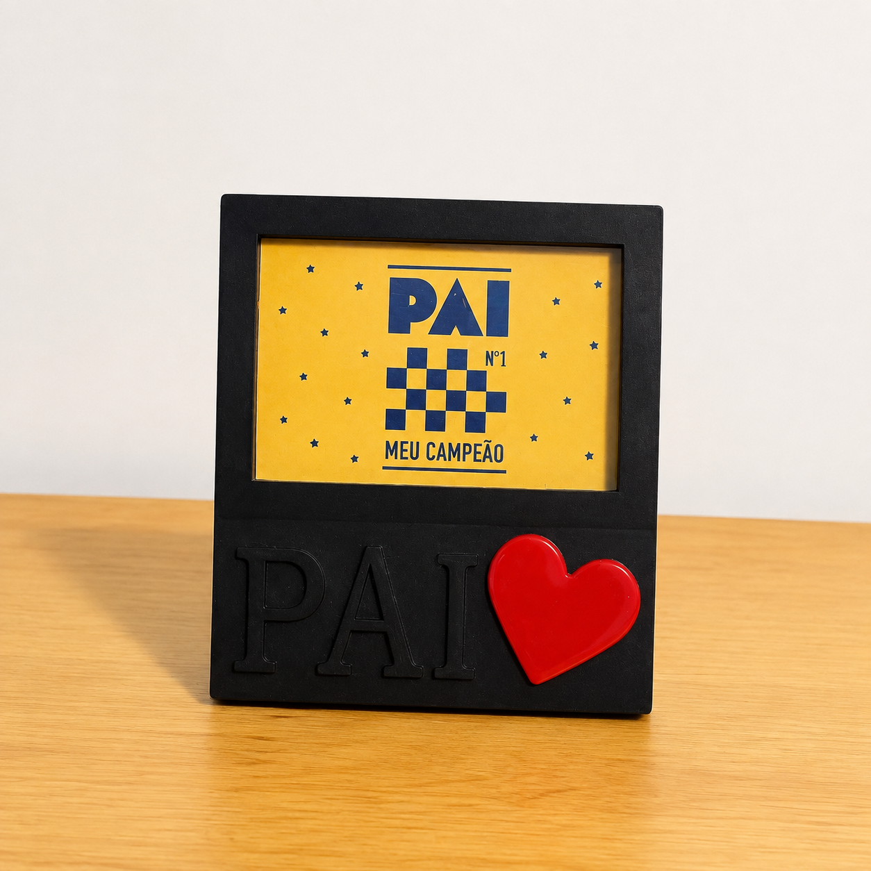 Porta retrato 3D Preto 10X15