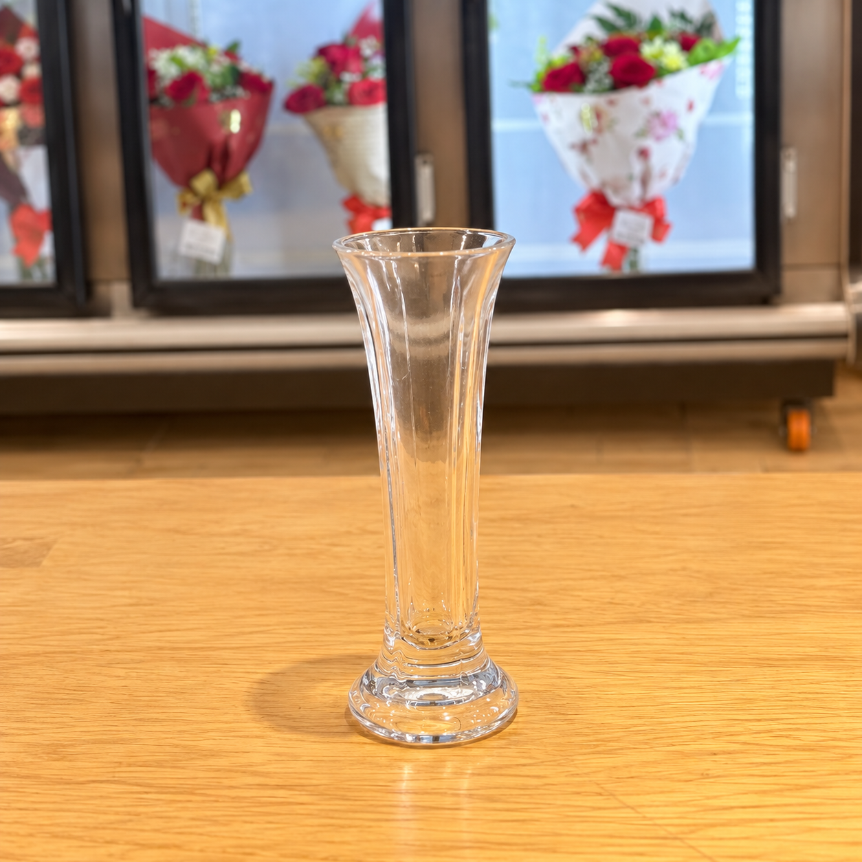 VASO DE VIDRO TRANSPARENTE ROYAL