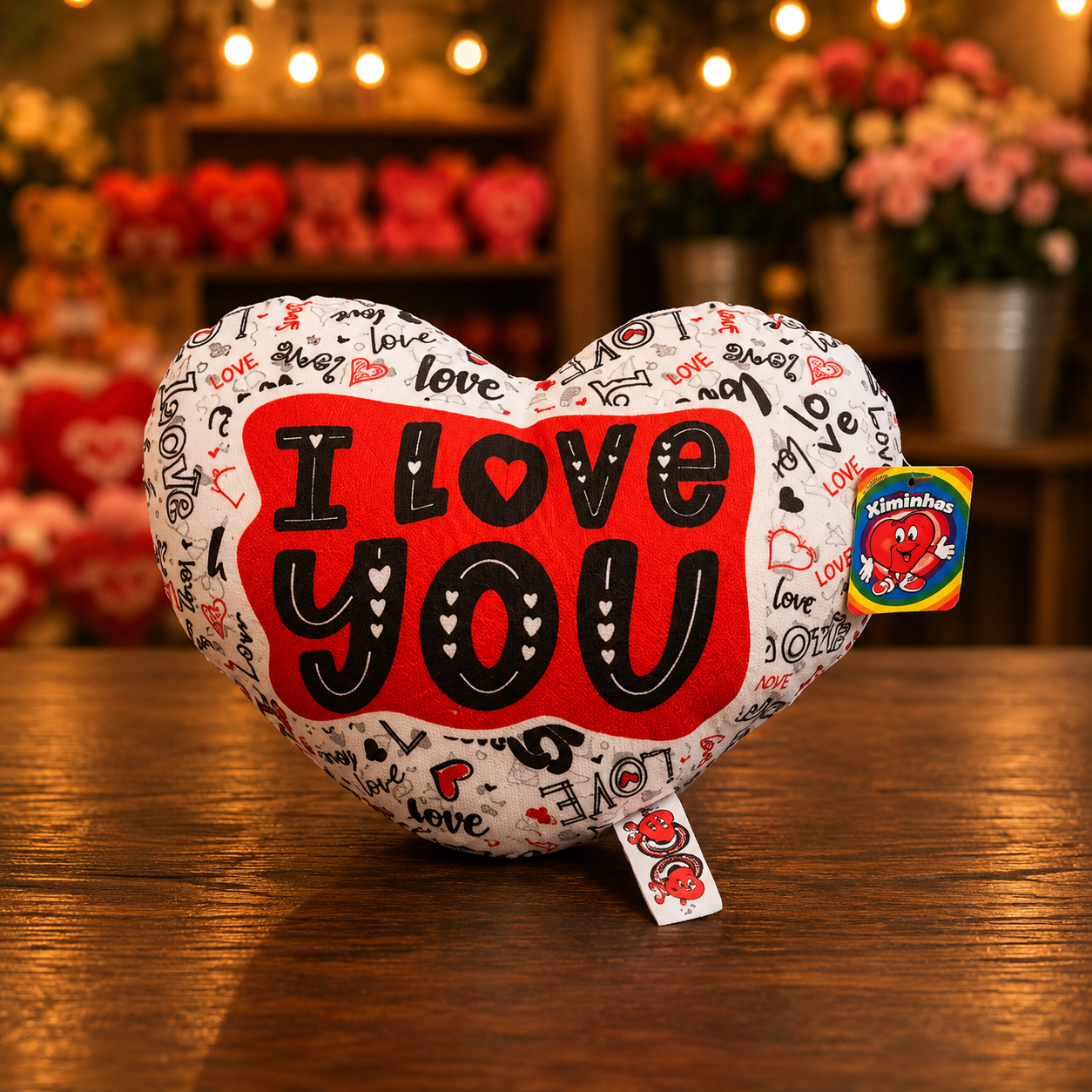 Almofada Coração I Love You
